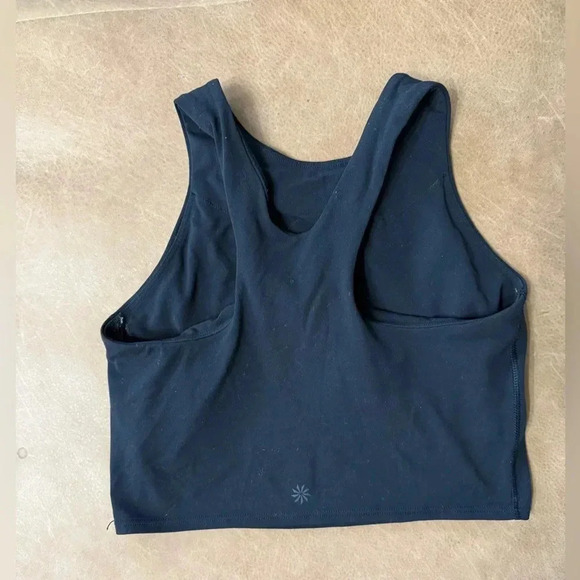 Athleta Tank W/ Built In Bra Black Women’s Size XS - Picture 7 of 8